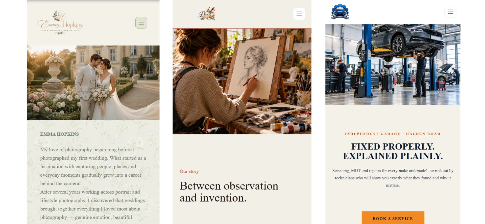 Dedicated Mobile Layouts
